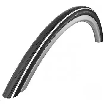Велопокрышка Schwalbe Lugano 700x25C, черно-белая, 11101051