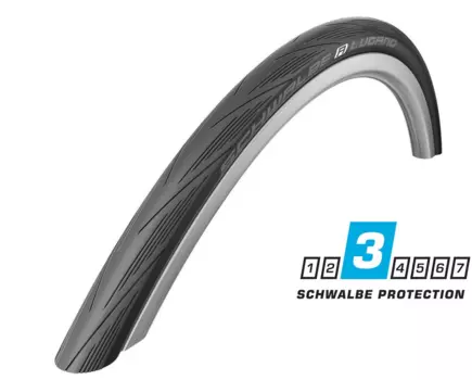 Велопокрышка Schwalbe LUGANO 28x1.00 (25-622), Active Line, K-Guard, HS471, B/B-SK+RT SiC, 11101063