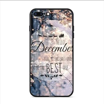 Hard Phone Case For Iphone XS 11 Pro Max 13 12 Mini Mobile Shell SE 2020 6S 6 7 8 Plus 5S 10 X XR Winter Landscape Cover Coque iPhone 5