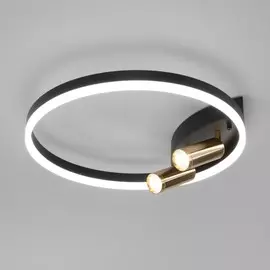 Потолочная люстра с управлением по Wi-Fi Eurosvet Luminari 90247/3 черный/золото Smart (a055664)