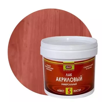 Лак-антисептик акриловый Аквест-5 полуглянцевый Махагон 2 кг