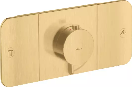 Термостат Axor One 45712250 для душа, шлифованное золото