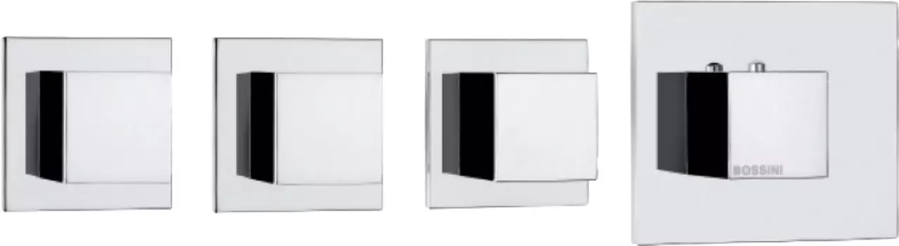 Термостат Bossini Cube 3 Outlets LP Z032205 для ванны с душем, хром