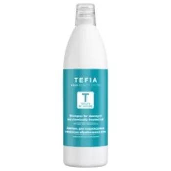 Tefia Treats by Nature - Шампунь для поврежденных и химически обработанных волос с маслом арганы и макадамии, 1000 мл