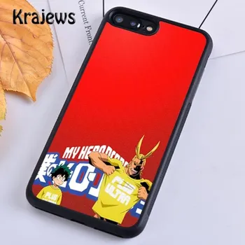 Krajews Boku no Hero Academia All Might Soft Phone Case For iPhone 14 5 6s 7 8 plus XR XS 11 12 13 pro max Samsung S21 S22ultra iPhone 6plus