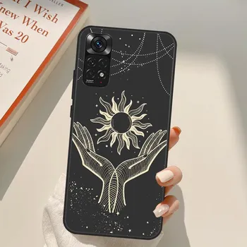 Чехол Magic Moon Tarot для Xiaomi Redmi Note 11 10 9 8 Pro Note 11S 10S 9S 8T K50 K40 9A 9C 10A 10C Cover Redmi 9T