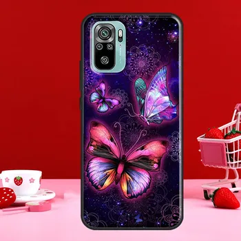 Красивый чехол с бабочкой для Redmi Note 10 Pro, чехол для Redmi Note 11 Pro Note 8 9 Pro 9S 10S 11S 9C 9A 9T Redmi 7