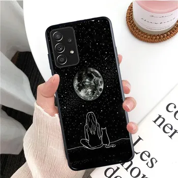 Чехол для телефона с черным котом для Samsung Galaxy A13 A22 A12 A32 A71 A11 A21S A33 A52 A72 A51 A50 A70 A31 M31 A22 5G