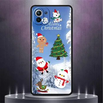 Cartoon Santa Claus Elk Cool Case For Xiaomi Mi Poco X3 NFC M4 M3 Pro F3 GT F1 11 Lite Note 10 11T 10T 9T Back Soft Phone Cover Xiaomi Mi 9
