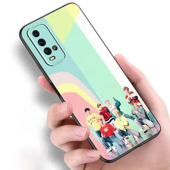 Корейский силиконовый чехол для телефона KPOP DNA для Xiaomi Redmi Note 10 10T 10S 9S 8T 9 8 7 Pro Max 8A 9A 9C 9T, черный мягкий чехол Redmi 8