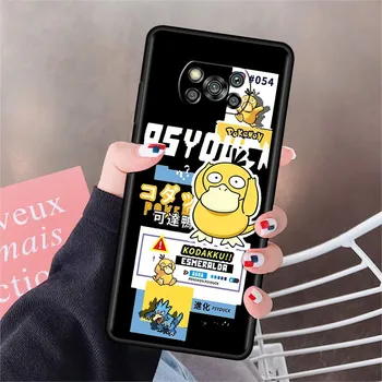 Милый чехол с изображением Покемона Пикачу для Xiaomi Mi Poco X3 X4 NFC M3 Mi 11 11T 10 T 9 T 12 9 10T Lite, силиконовый чехол для задней панели телефона Xiaomi Poco X4 NFC