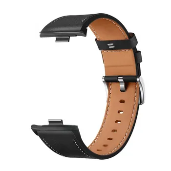 Кожаный ремешок для Xiaomi Mi Band 8 Pro, сменный смарт-браслет для Xiaomi Mi Band 8 Pro, ремешок для часов Correa, аксессуары For Mi Band 8 Pro коричневый