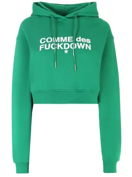 Худи хлопковое COMME DES FUCKDOWN