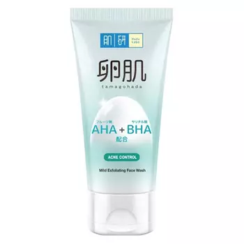 Пенка для умывания HADA LABO TAMAGOHADA с AHA и BHA-кислотами против акне 130 г