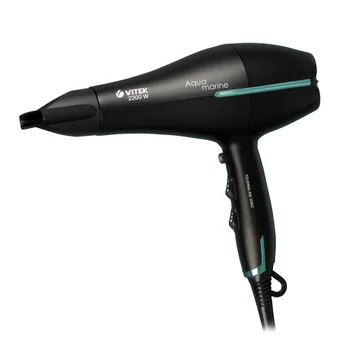 Фен Vitek VT-8216 2.2 кВт, режимов: 3, черный (VT-8216)