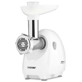 Электрическая мясорубка Zelmer ZMM4080B, 1.9 кВт, 2.5 кг/мин, белый (70504714P)