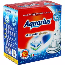 Таблетки Aquarius All-in-1 Для посудомоечных машин 150 шт
