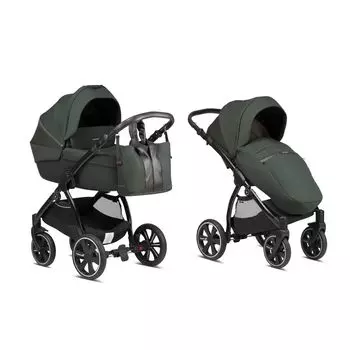 Коляска 2 в 1 Noordi Alto Forest Green (+ Защитный чехол СМЕШАРИКИ в подарок!)