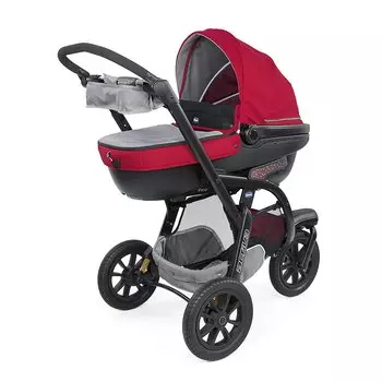 Коляска 3 в 1 Chicco Trio Activ3 Red Berry (+ Защитный чехол СМЕШАРИКИ в подарок!)