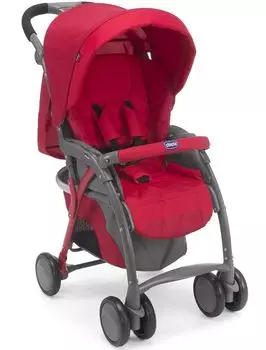 Коляска Chicco SimpliCity Plus Top Red (+ Защитный чехол СМЕШАРИКИ в подарок!)