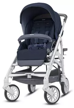 Коляска Inglesina Trilogy System Duo 2 в 1 на шасси Trilogy Slate, Imperial Blue (+ Защитный чехол СМЕШАРИКИ в подарок!)