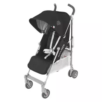 Коляска Maclaren Quest Black/Silver (+ Защитный чехол СМЕШАРИКИ в подарок!)