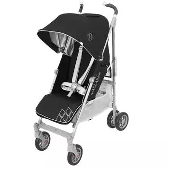Коляска Maclaren Techno XT Black/Silver (+ Защитный чехол СМЕШАРИКИ в подарок!)