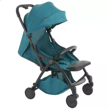 Коляска Pituso Smart Turquoise Бирюзовый лен (+ Защитный чехол СМЕШАРИКИ в подарок!)