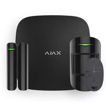 Комплект беспроводной смарт-сигнализации Ajax StarterKit Plus (черный)