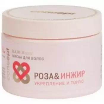 Concept Spa Power Tonus Hair Mask - Маска для волос укрепление и тонус, Роза и инжир, 350 мл