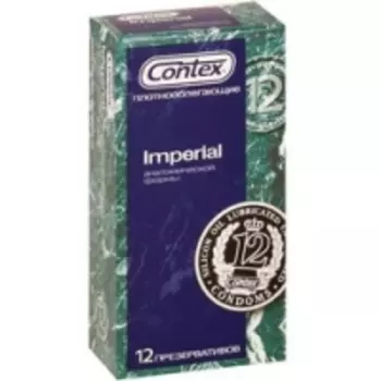 Contex Imperial - Презервативы плотнооблегающие, 12 шт
