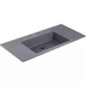 Мебельная раковина Vincea VCB-13100G 100 см, серая