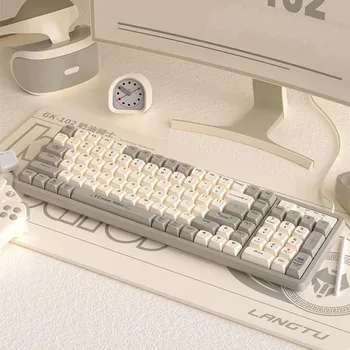 Клавиатура Механическая Проводная Бесшумная с Rgb-подсветкой, 102 клавиш