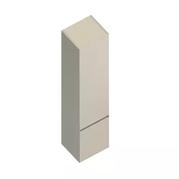 Шкаф-пенал Kerama Marazzi Cubo подвесной правый, лимо матовый