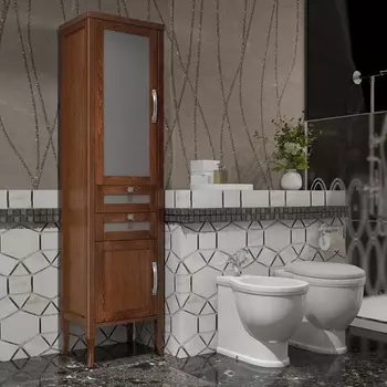 Шкаф-пенал Opadiris Мираж 45 L светлый орех