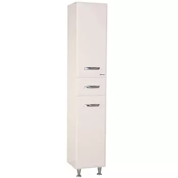 Шкаф-пенал Bellezza Балтика 35 L/R бежевый, с бельевой корзиной