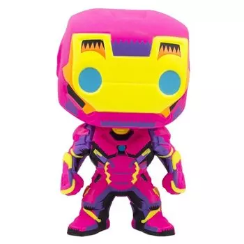 Фигурка Funko POP! Bobble Marvel Iron Man (Black Light) (Exc)