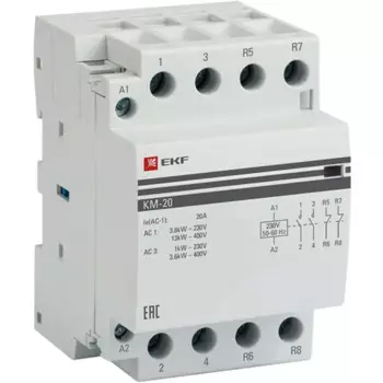 Контактор EKF КМ 2NC 20 А 230-400 В