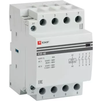 Контактор EKF КМ 4NО 40 А 230-400 В
