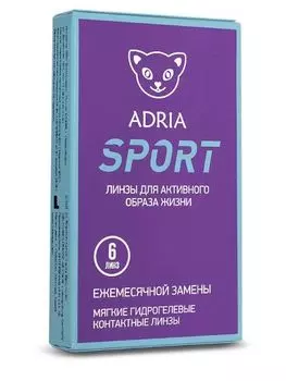Линзы контактные Adria/Адриа Sport (8.6/+6,50) 6шт