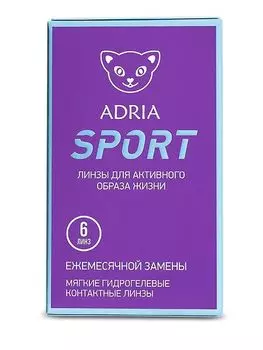 Линзы контактные Adria/Адриа Sport (8.6/+7,50) 6шт