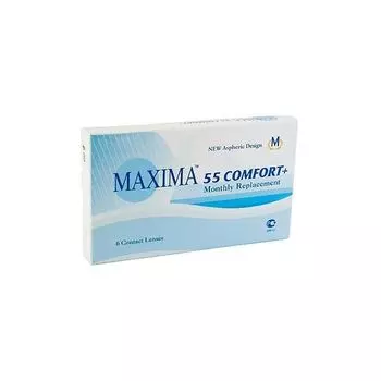 Контактные линзы maxima 55 comfort+ 6 шт 8,6, -3,25