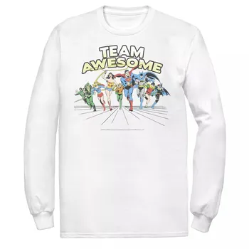 Мужская футболка DC Comics Justice League Team Awesome Group Licensed Character