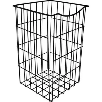 Корзина для белья 25x25x40 см цвет чёрный