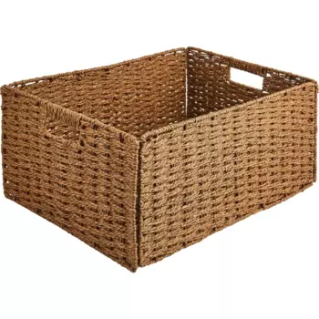 Корзина для хранения 45x21x33 см бумага цвет коричневый
