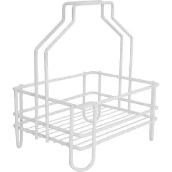 Корзинка для хранения на ножках 20x15x23.5 см цвет белый