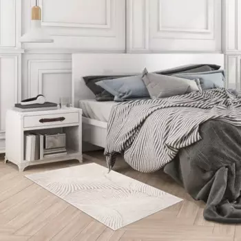 Ковер Kreaforta Breeze 60x110 см хлопок цвет серый