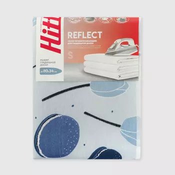 Чехол для гладильной доски Hitt reflect s теплоотражающий 110х35 см