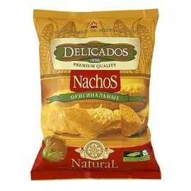 Чипсы Delicados Nachos кукурузные оригинальные 75 г