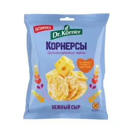 Чипсы Dr. Korner цельнозерновые кукурузно-рисовые с сыром 50 г